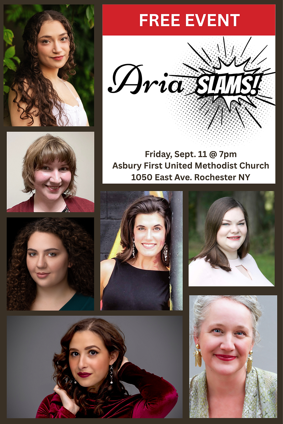 Opera Guild of Rochester Aria Slams event poster